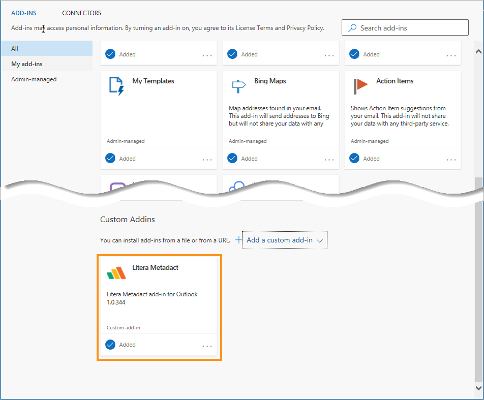 MS 365 Outlook Add-in Configuration Guide