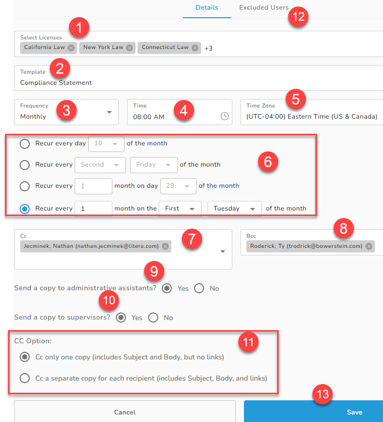 System Configuration - General Settings