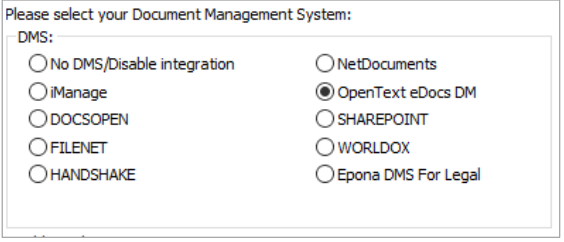 Integrating Litera Compare with OpenText eDOCS