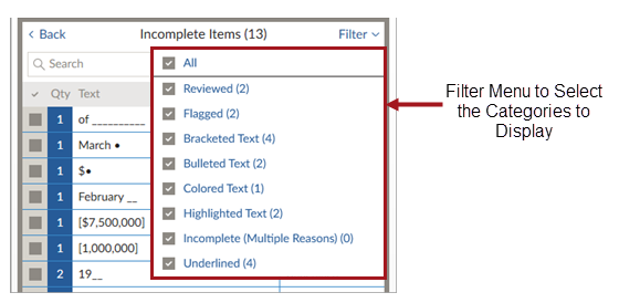 Review and Resolve Incomplete Items in Your Document with Contract ...