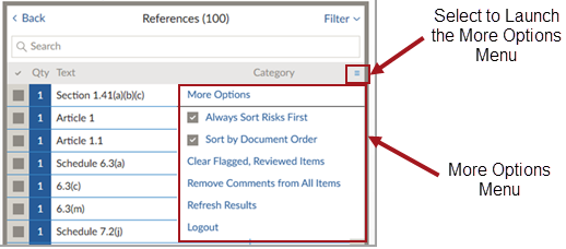 Review and Resolve References in Contract Companion