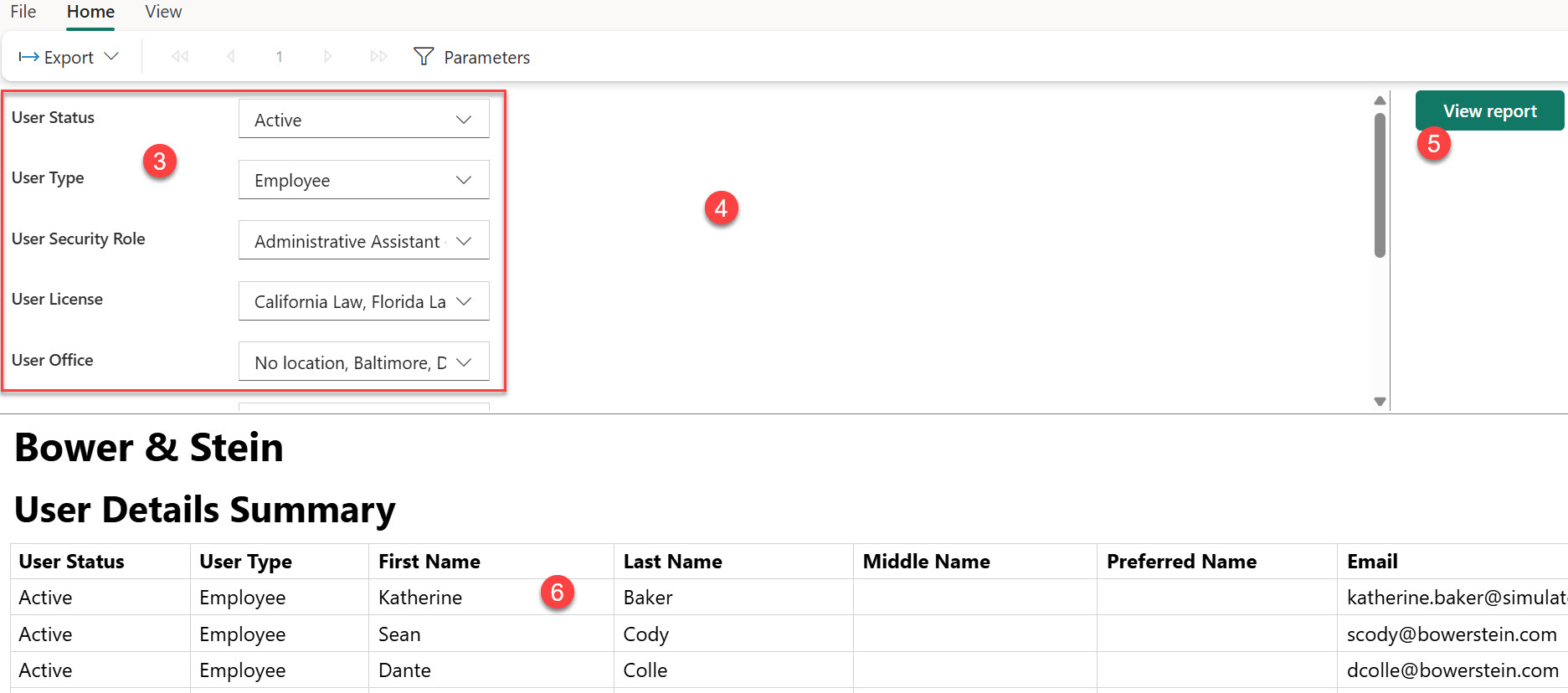 User Details Summary Help Guide