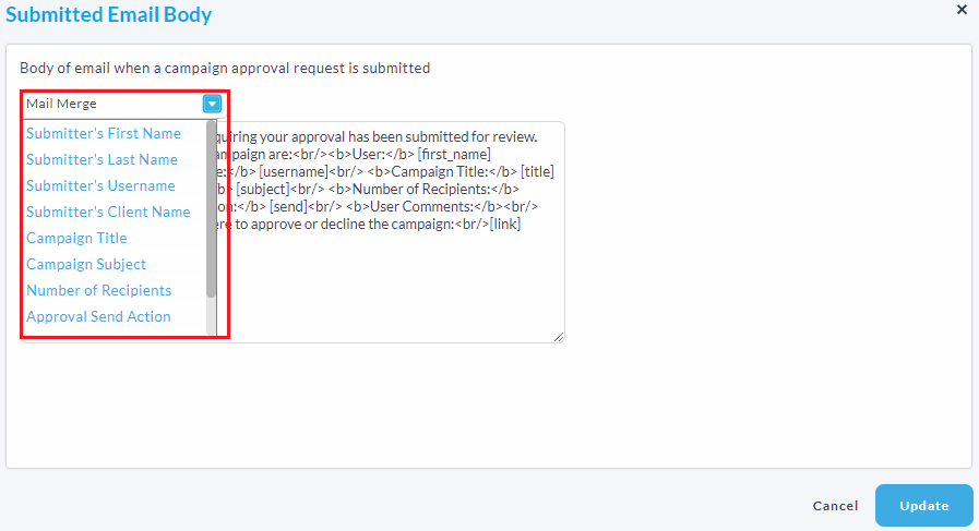 Customize Approval Notification Emails