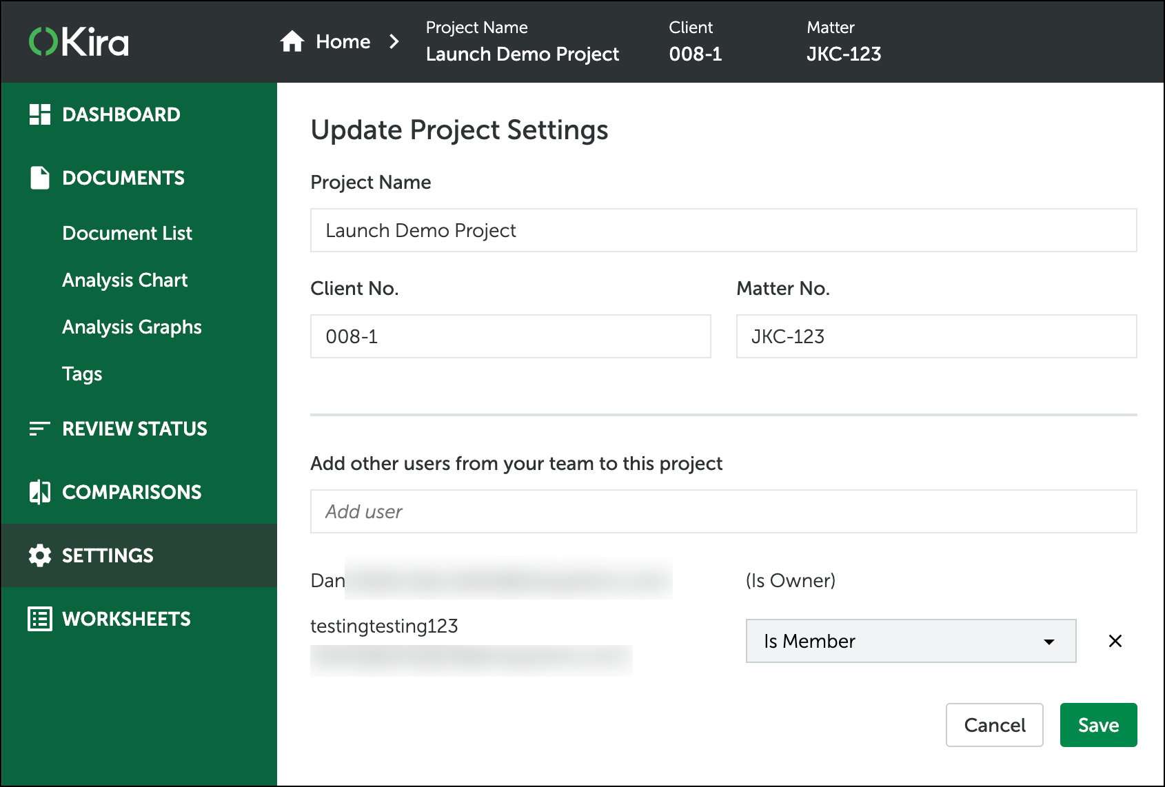 How do I assign project user roles?