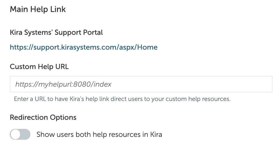 How do I add my own custom help in Kira?