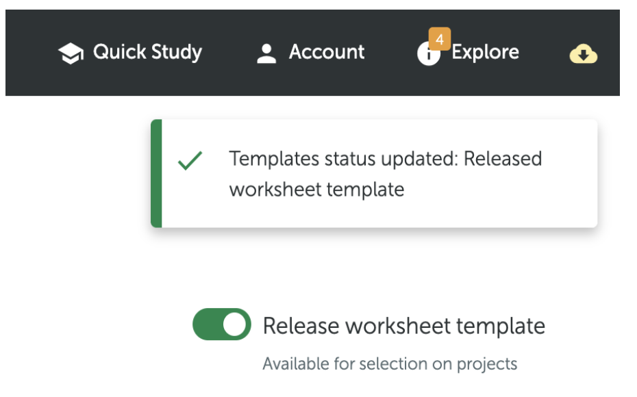 How do I create a new Worksheet Template?