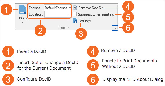 Overview of the Litera NTD DocID feature