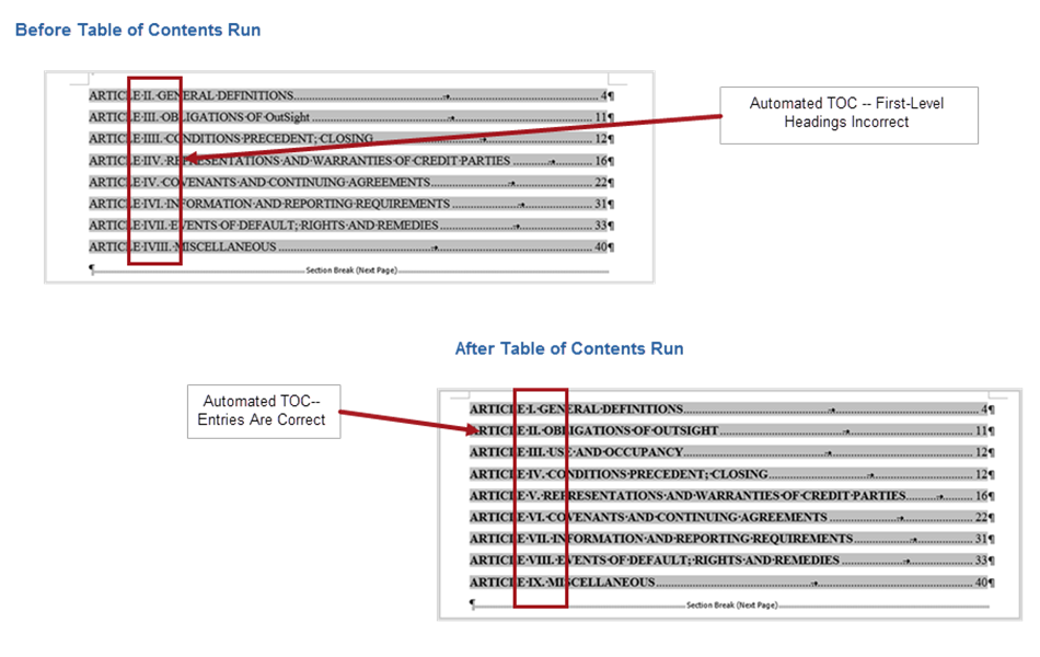 DocXtools Companion 11.7.0 and Later—Table of Contents