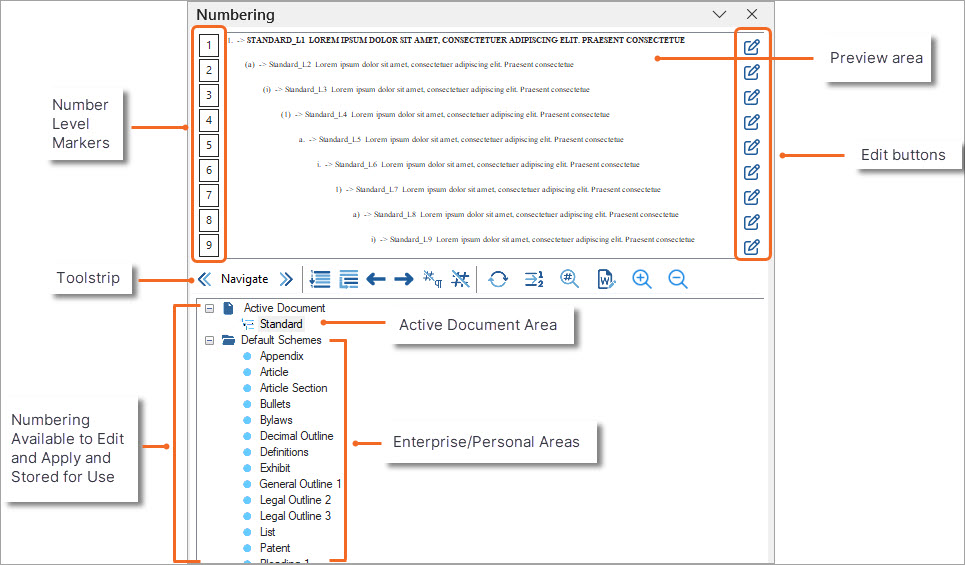 Overview of the Litera NTD Numbering feature