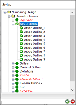Import schemes and styles into Active Document using Litera NTD