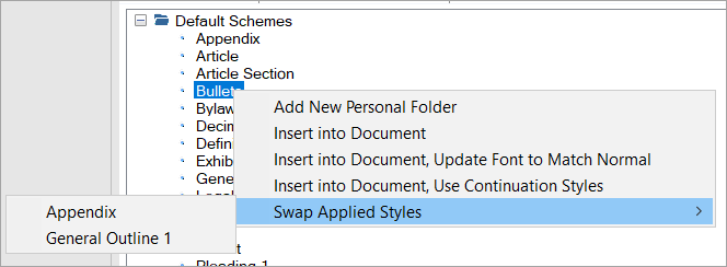 Swap numbering schemes using Litera NTD