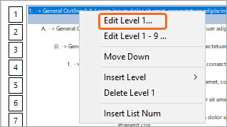 Edit numbering schemes with Litera NTD