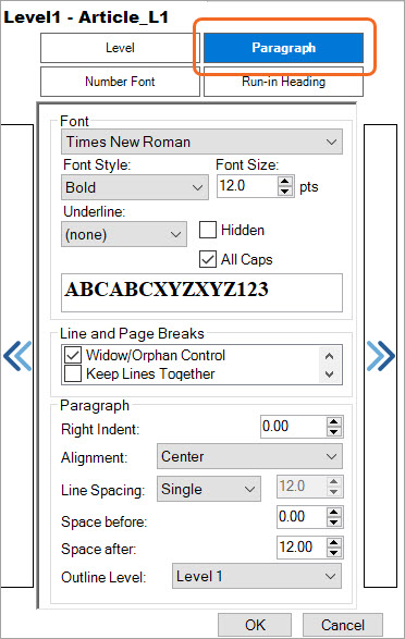 Edit numbering schemes with Litera NTD