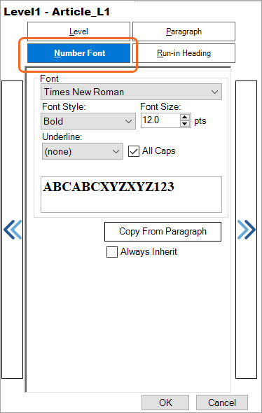 Edit numbering schemes with Litera NTD