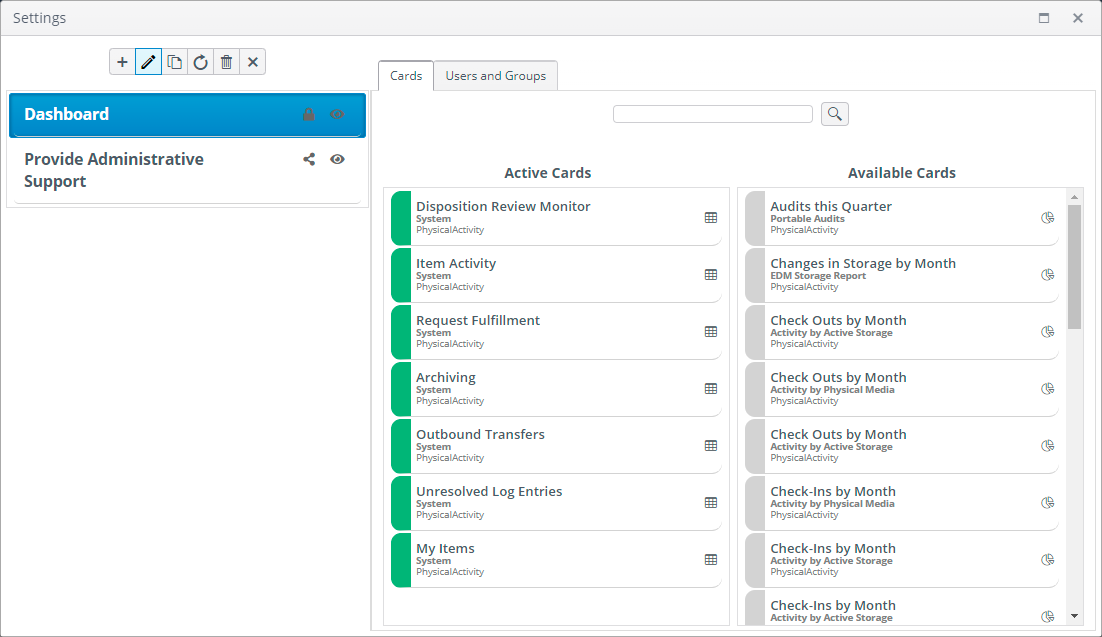 Manage the FileTrail Dashboard