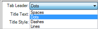 Edit Table of Contents format and level styles using Litera NTD
