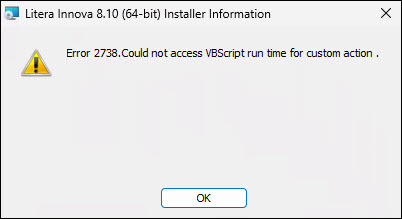 Resolving Innova Windows 11 installation issues