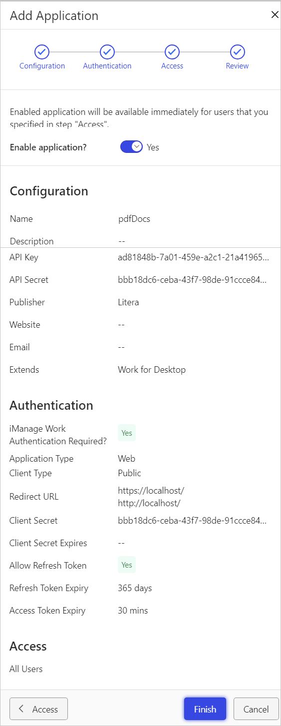 pdfDocs iManage Integration Guide