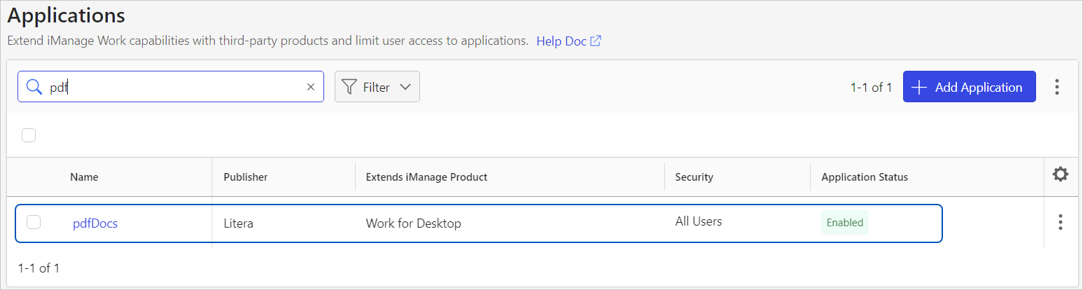 pdfDocs iManage Integration Guide