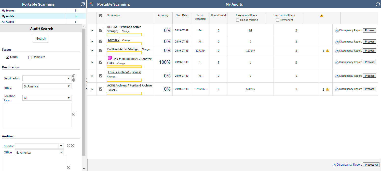 Portable Scanning: Audit & Offline Move