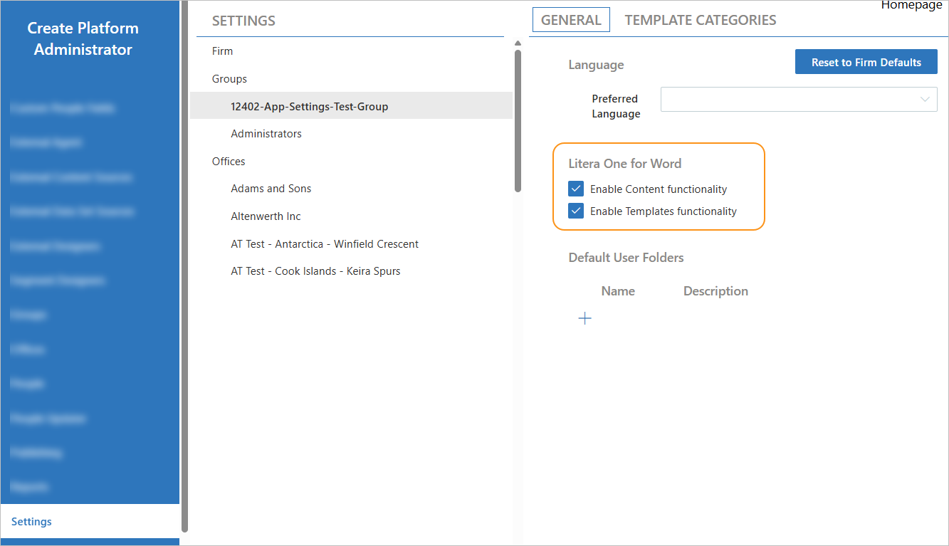 Litera Create in Litera One 4.5.0 Release Notes
