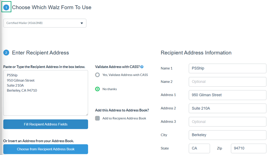 USPS Certified Mail changes & PS/Ship workflow updates