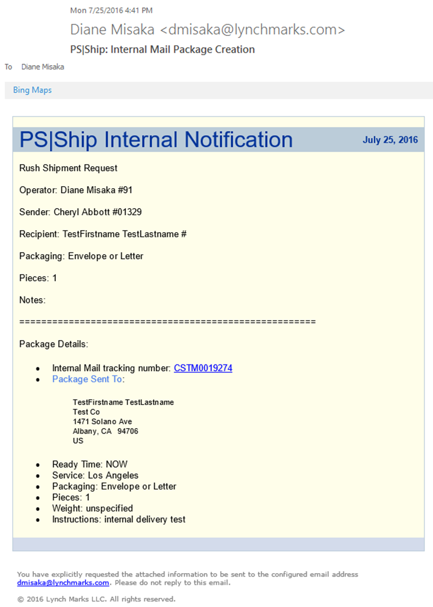 Internal Mail Workflow