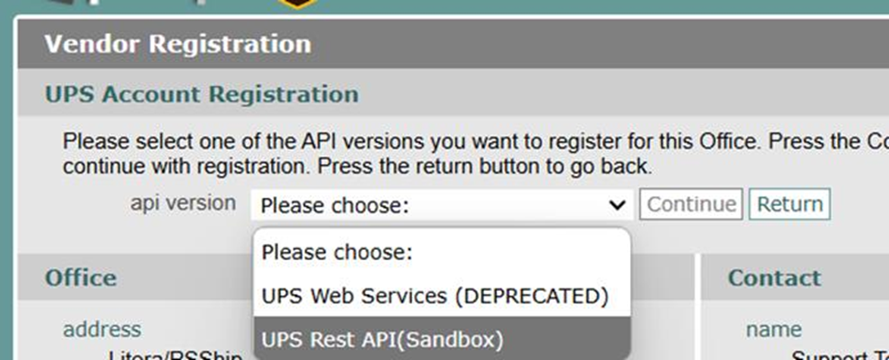 PS/Ship & UPS REST API integration