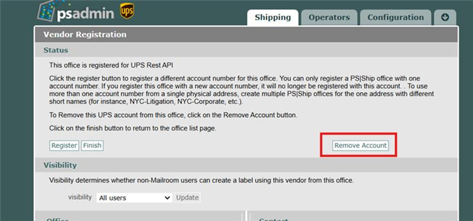 PS/Ship & UPS REST API integration