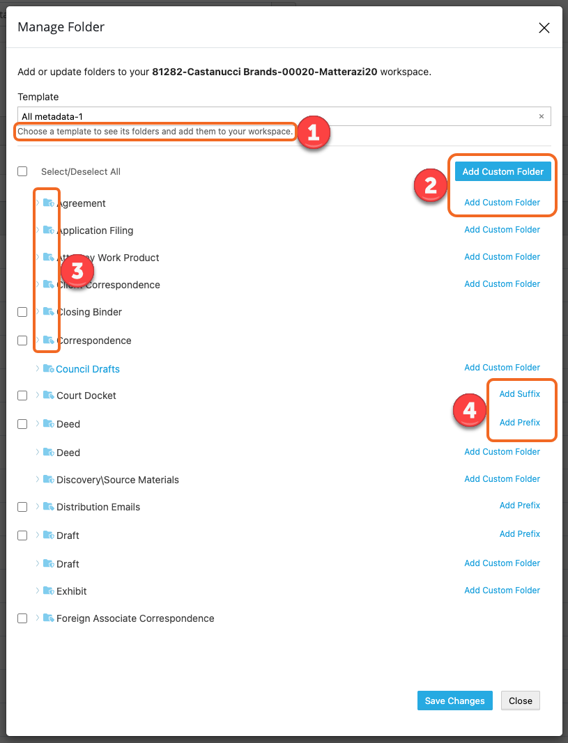 New & improved "Manage Folder" command interface