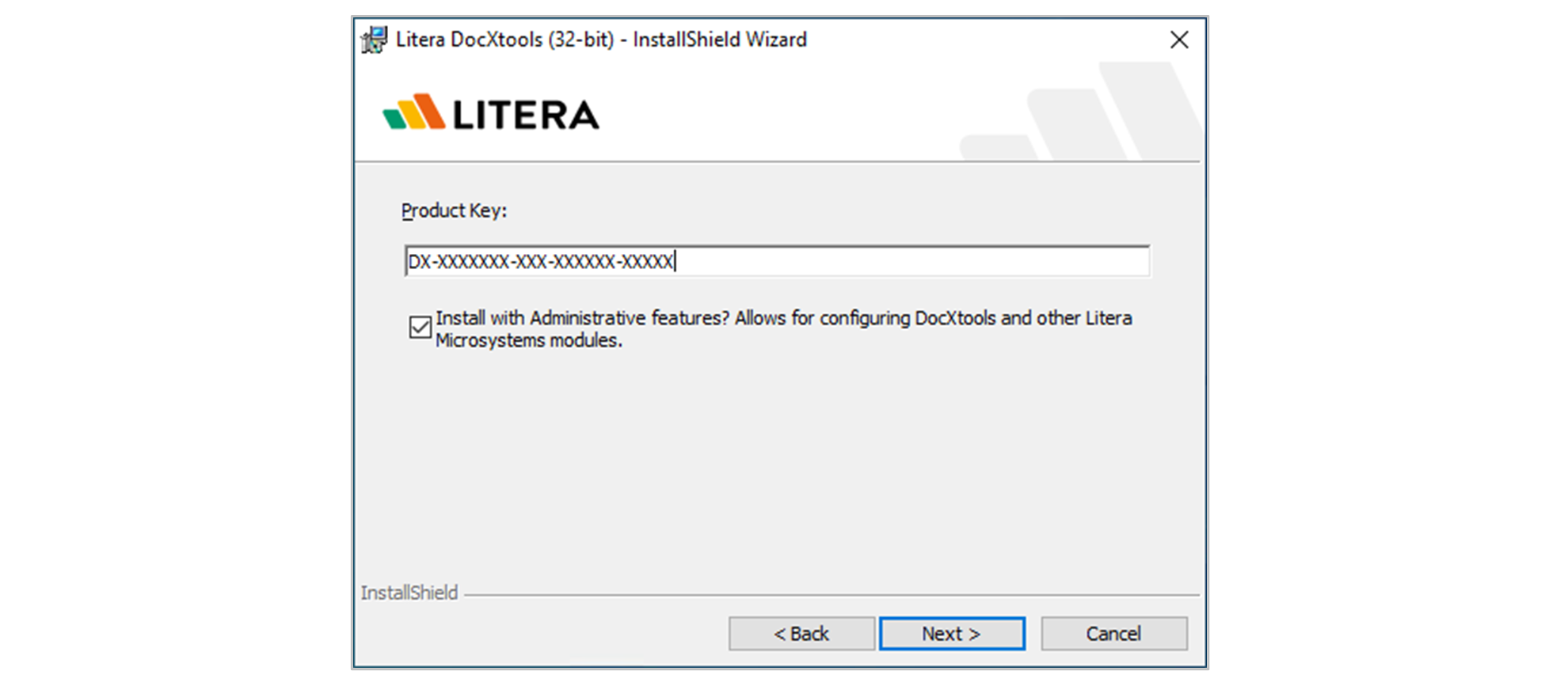 Install DocXtools (Standard GUI (Graphics User Interface) method)