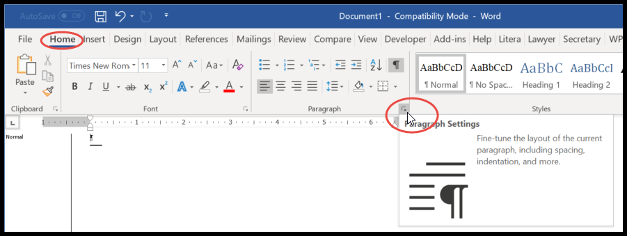 Unable to scroll past a certain point in a Word document