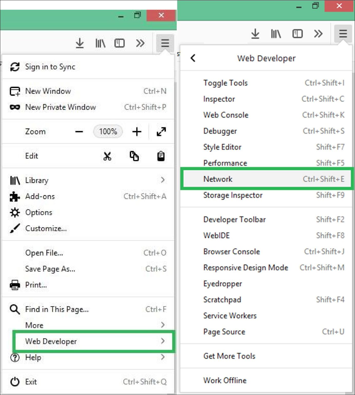 How to capture an internet browser HAR Log