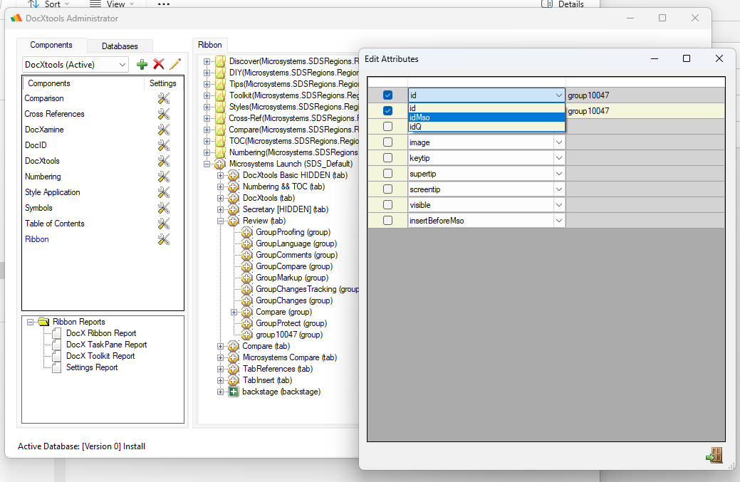 DocXtools Markup group missing from Word Ribbon