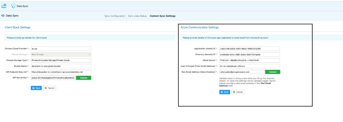 Configuring Data Sync