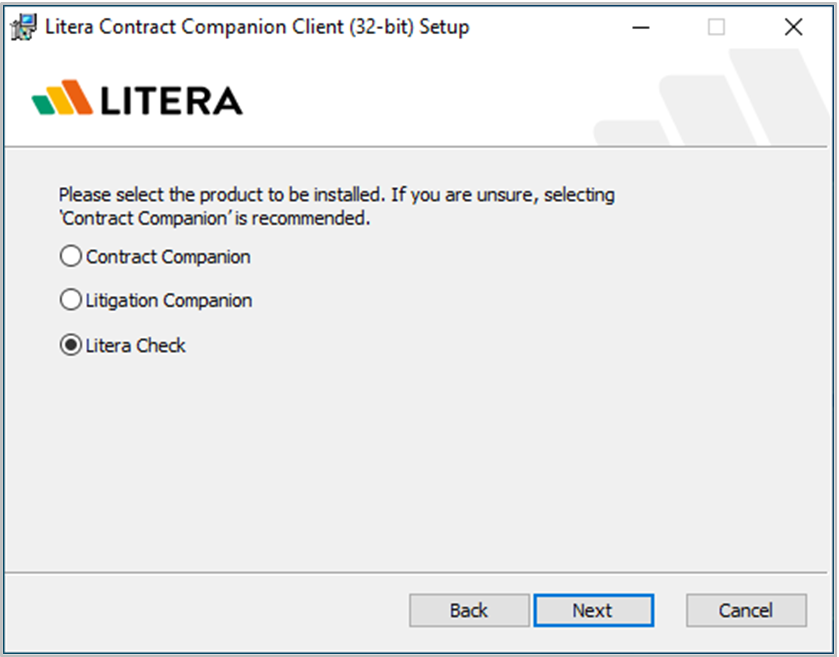 Install Contract Companion with MSI