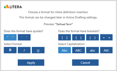 Use Active Drafting to Review and Fix Defined Term Issues