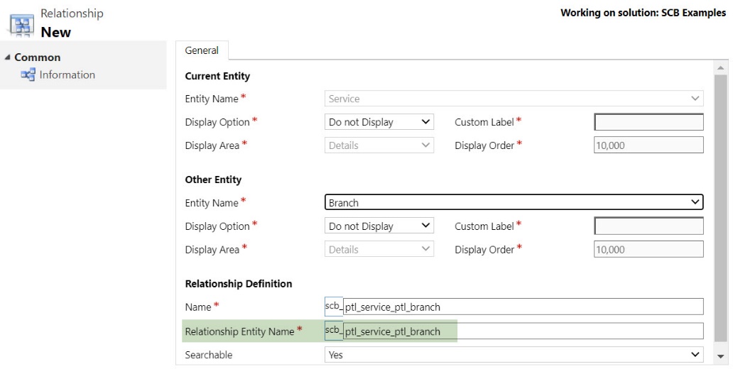 Service Configurations